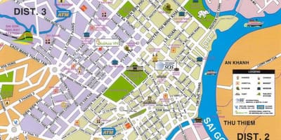 Hcmc tourist map
